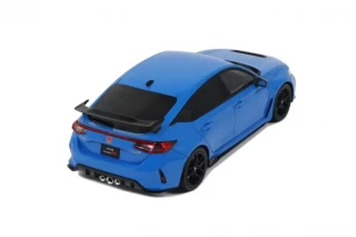 HONDA CIVIC TYPE R RACING/BOOST BLUE PEARL 2022 OttO mobile 1:18 Resinemodell (Türen, Motorhaube... nicht zu öffnen!)